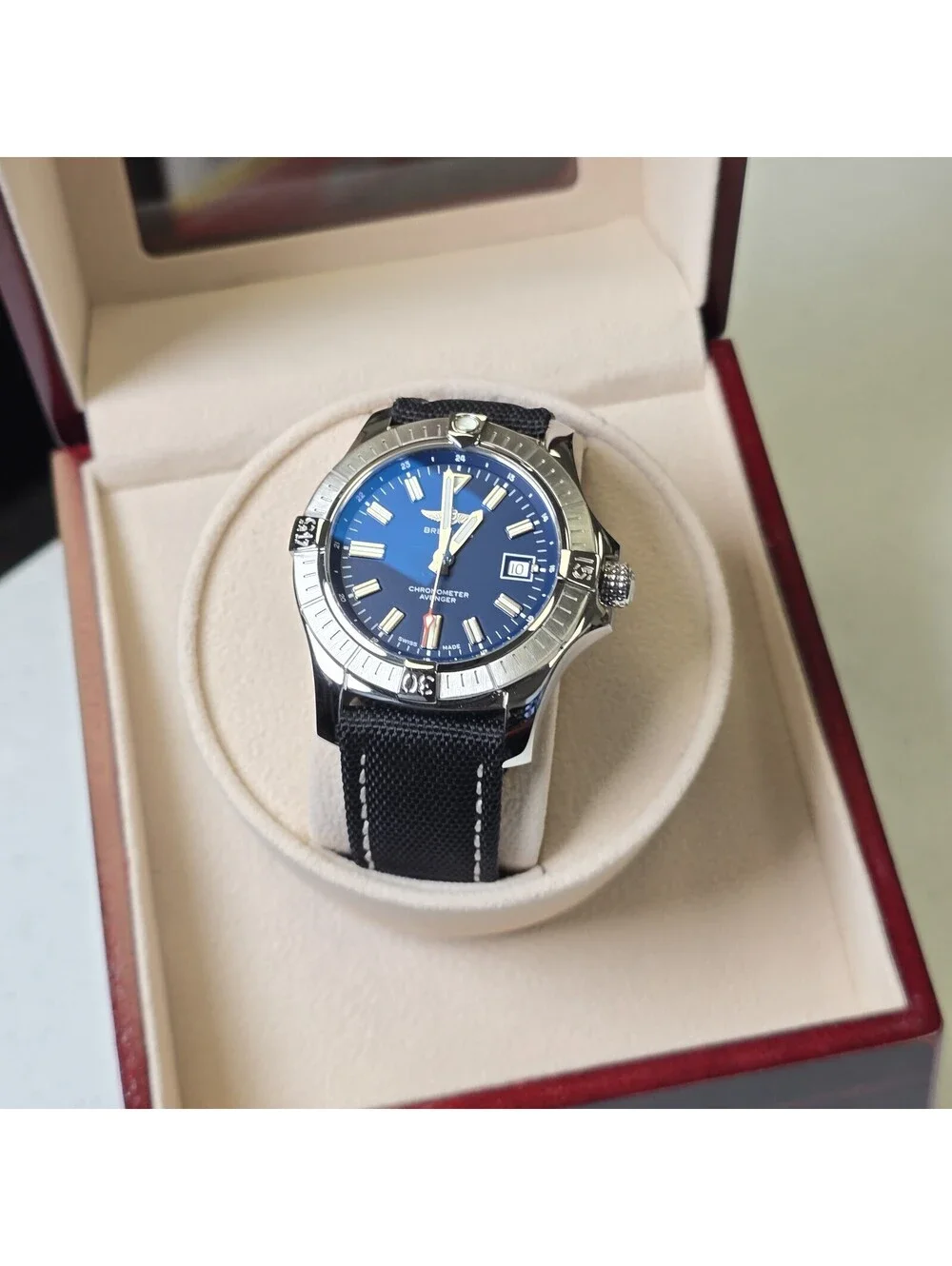 Breitling Avenger Automatic 43 Blue A17318101C1X1 Box, Booklet and Card. MINT